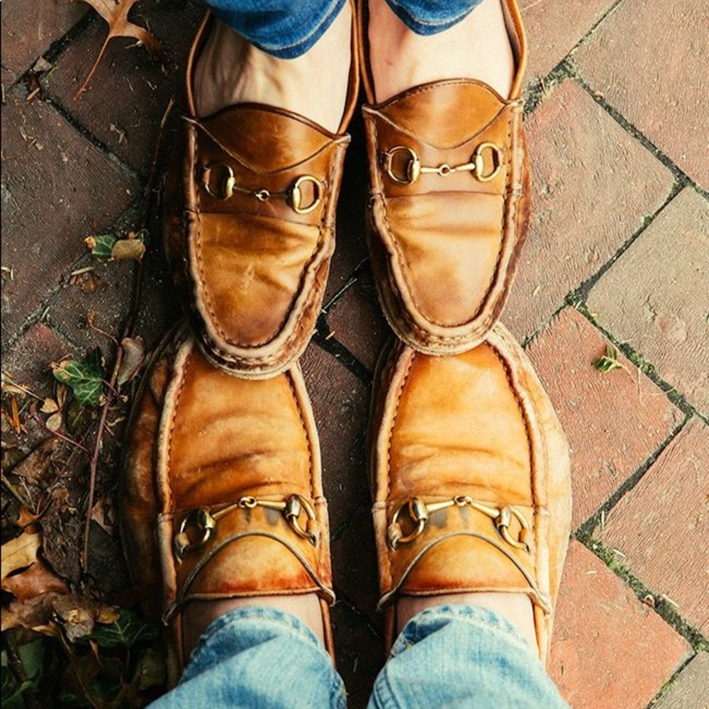 Cole Haan horse bit loafers